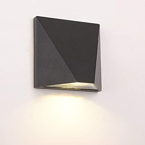 12W LED Outdoor External Wall Sconces Door Gate Light Waterproof Fixture lamp Black Warm White