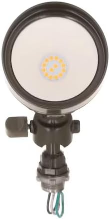 Bell LLS1000Z 120-Watt EQ LED Bronze 1-Head Switch-Controlled Flood Light with Adjustable 1000-Lumen