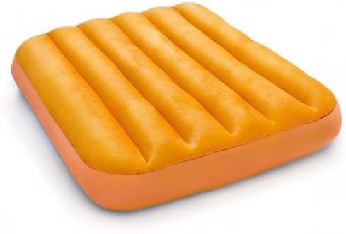 Intex 66803EP Cozy Kidz Inflatable Airbed : Fiber-Tech – Velvety Soft Surface – Carry Bag Included – Color May Vary – 34.5 x 62 x 7 6 Pack