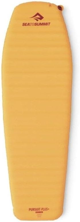 Sea to Summit Pursuit Plus Extra-Thick Self-Inflating Sleeping Mat for Camping and Backpacking Tapered - Regular (72 x 22 x 3 inches)