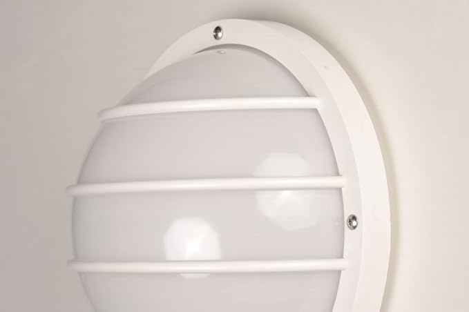 Maxim Lighting 10112FTWT Bulwark-1 Light Outdoor Wall Sconce-10.25 Inches Wide by 10.25 inches high Finish Color: White