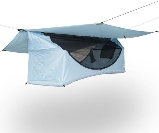 Haven Tents Lay Flat Hammock Tent - Waterproof Camping Hammock with Mosquito Net Insulated Pad and Rainfly - Haven Tent Haven XL Haven Safari