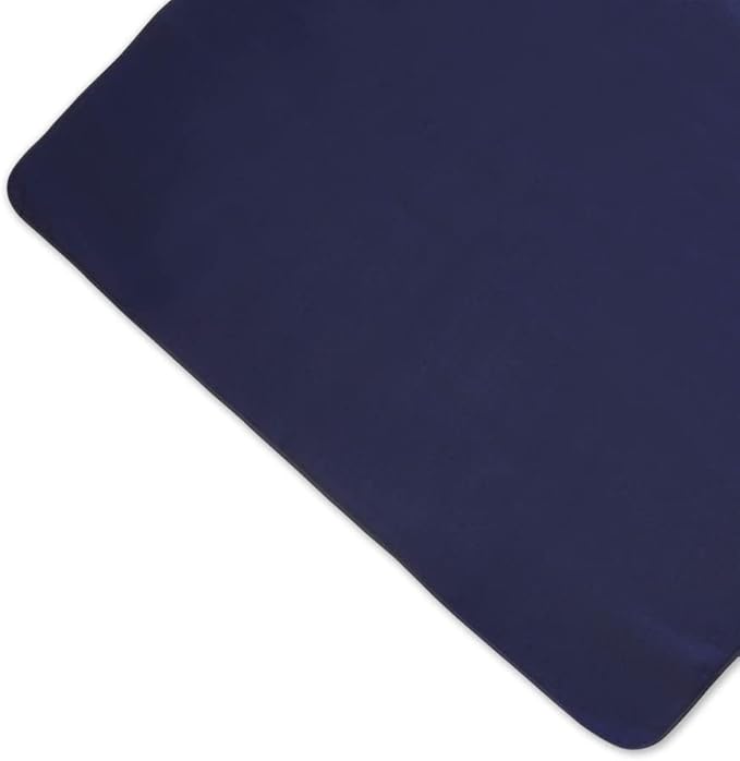 PICNIC TIME NFL Denver Broncos Blanket Tote Outdoor Picnic Blanket - Beach Blanket - Camping Blanket (Navy Blue with Black Flap)