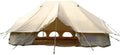 Outdoor 4x6M Waterproof Camping Emperor Bell Tent Canvas Durable Breathable Comfortable for Family Camping Hotel Vacation Outdoor Entertainment Big Tent