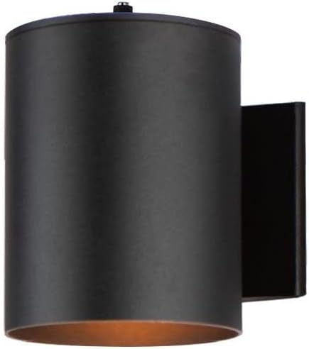 Maxim Outpost - 1 Light Outdoor Wall Mount with PHc-Black Finish