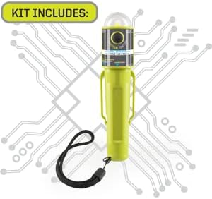 ACR Bivy Stick 2-Way Satellite Messenger Survival Kit Global Coverage Emergency SOS Waterproof Marine Safety Remote Communication Location Sharing Boating Hiking Reliable Satellite Alert