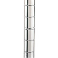 Stainless Steel Chrome Wire Shelving Posts – Set of 4 Poles (14) – Heavy Duty Commercial Grade for Wire Racks &amp Storage Shelving Units