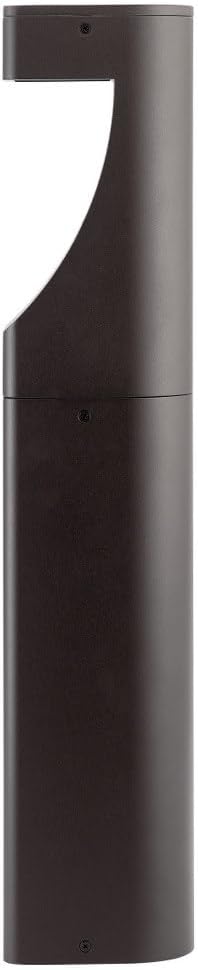 Kichler 12 Volt Bollard Path Light in Textured Architectural Bronze Finish for Pathways Sidewalks and Planting Beds 15848AZT