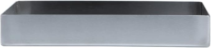 HUBERT Stainless Steel Commercial Food Display Pan Rectangular Merchandising Pan for Deli Cases and Buffets 10 L x 5 W x 1.5 H