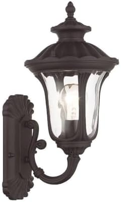 Livex Lighting 7850-07 Oxford 1 Light Outdoor Wall Lantern Bronze