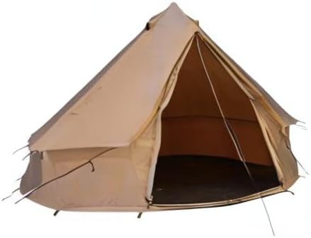 WHITEDUCK Regatta Canvas Bell Tent - w/StoveJack Waterproof 4 Season Luxury Camping and Glamping Yurt Tent Outdoor