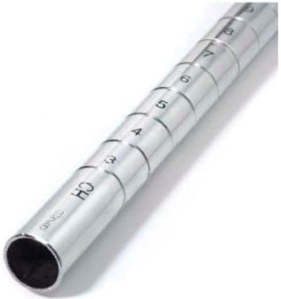 Global Industrial 711263 Nexel P68C Chrome Post - 68 in. - Pack of 4