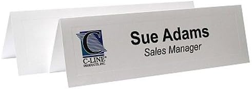 C-Line Medium Name Tent with Holder 87587
