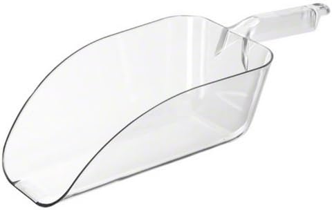 Betolla (2 Pack) 64 oz Polycarbonate Utility Scoops – Heavy-Duty Shatter-Resistant Scoops for Ice Dry Goods Candies Spices Popcorn Flour &amp More