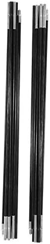 Tent Pole Fiberglass Adjustable Tarp Rod and Tent Poles Awning Frames Kit for Camping Outdoor Support