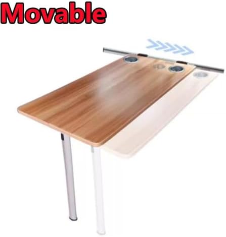 Wall Mounted RV Dinette Table - Folding Dining Table for Home Office Bedroom &amp Kitchen - Compact 15x31 &amp 14x28 (Yellow Oak 79x39cm/31 x15.5)