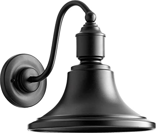 Quorum 760-15 Restoration One Light Outdoor Lantern in Black Finish