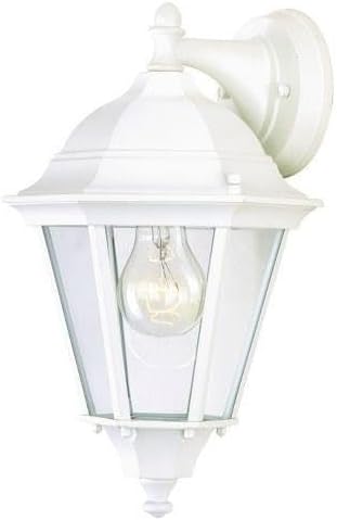 Maxim Westlake-1 Light Outdoor Wall Lantern in Mediterranean Style-9.5 Inches Wide by 24 inches high-White Finish