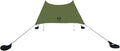 Neso Grande Portable Beach Tent Sun Shelter - Lightweight Beach Shade Canopy - Easy Setup for Family Outings - Patented Reinforced Corners - UPF 50+ Sun Protection - 7ft Tall 9 x 9ft