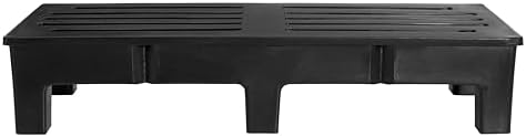 28W-502 Commercial NSF Heavy-Duty Plastic Dunnage Rack 3000 lb. Capacity 60x22x12