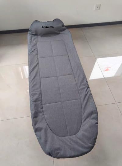 Portable Camping Bed Extra Wide Cot with Cushion and Pillow 300LBS Max Load Suitable for Outdoor Camping