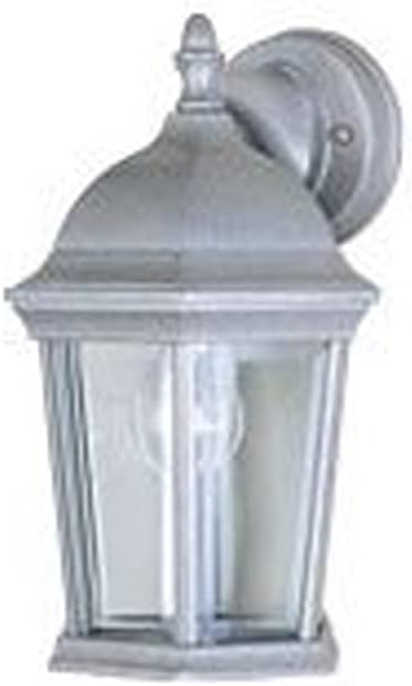 Maxim Cast-One Light Outdoor Wall Mount in Early American Style-8 Inches Wide by 12 inches high-Pewter Finish