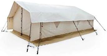 WHITEDUCK Flysheet for Alpha Wall Tent Guy Ropes D-Ring Metal Runner &amp Stakes Included for Hunting Family Camping &amp Outdoor Activities