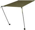 UV Protection Moon Chair Sunshade Sunshade Folding Chair Sunshade Camping Beach Fishing Portable Folding Chair Awning(green)
