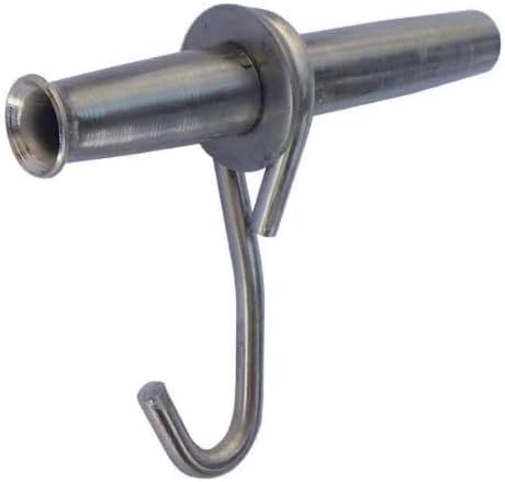 5/16 Stainless Steel Maple Spouts with Hooks – Premium Tapping Spiles for Collecting Sap &amp Making Maple Syrup (10)