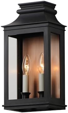 Maxim Savannah VX - 2 Light Outdoor Wall Mount-15.25 Inches Tall and 7.75 Inches Wide-Antique Copper/Black Oxide Finish