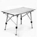 Outdoor Folding Table – Aluminum Alloy Picnic Table Lightweight &amp Waterproof for Camping Beach Hiking BBQ Travel – Portable Desk 90x53cm