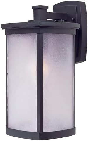 Maxim Terrace-One Light Large Outdoor Wall Mount in Mission Style-8 Inches Wide by 16 inches high-Bronze Finish