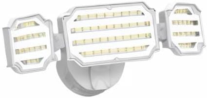 LEPOWER 4500LM Outdoor Flood Lights 45W LED Flood Light Exterior Flood Lights Switch Controlled 5000K 3 Adjustable Heads IP65 Waterproof Outdoor Lights for House Garage Yard White