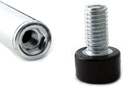 SI Shelving Inc. 6 h Chrome Wire Shelving Posts 4 Count