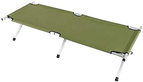 Portable Folding Camping Cot with Carrying Bag Army Green