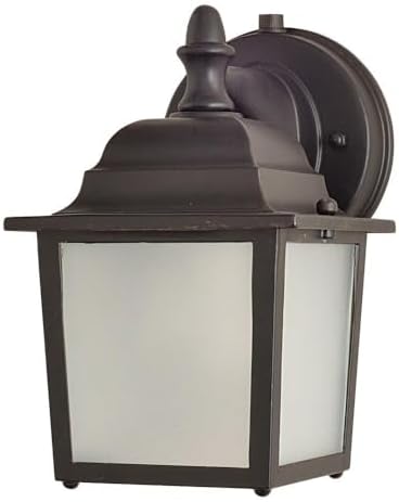 Maxim Lighting 66924EB Cast-9W 1 LED Outdoor Wall Lantern-5.5 Inches Wide by 8.5 inches high Finish Color: Empire Bronze
