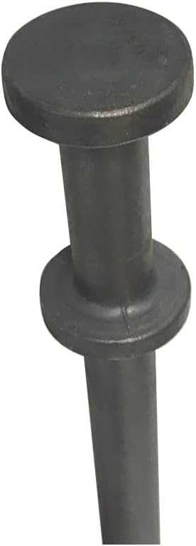 Double Head Tent Stakes - Heavy Duty Steel Tent Stakes Versatile Ground Spikes to Anchor Commercial Inflatables Party Tents and Outdoor Camping Shelters 3/4 x 12 Inch 25-Pack