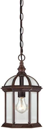 Nuvo Lighting 60/4978 Traditional One Light Hanging Lantern from Boxwood collection in Bronze/Dark finish