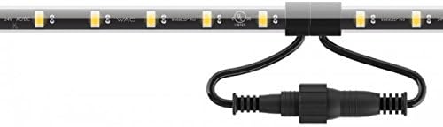 WAC Landscape Lighting LED 24V PRO Outdoor IP68 Submersible Strip Light 3000K Warm White Built-in LED 5ft Length