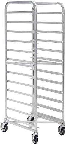 HUBERT Aluminum Nesting X-Frame Rack - 25 L x 20 1/2 W x 70 5/8 H