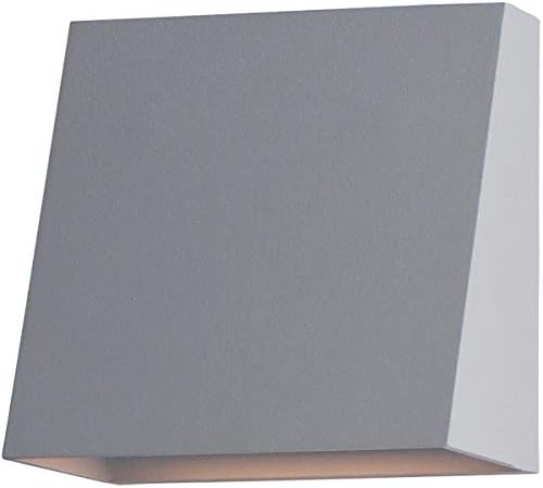 Maxim Lighting 52120SV Pathfinder - 15W 1 LED Outdoor Wall Sconce with Photocell-7 Inches Tall and 5.5 Inches Wide Finish Color: Silver