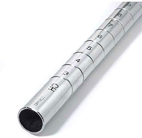 Nexel 320783 34H Chrome Post Steel Silver 4 Pack