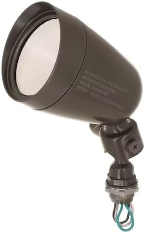 Bell LLS1000Z 120-Watt EQ LED Bronze 1-Head Switch-Controlled Flood Light with Adjustable 1000-Lumen