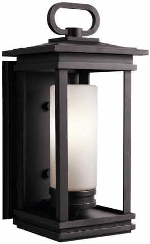 Kichler 49476RZ South Hope Outdoor Wall 1-Light Rubbed Bronze 19.75