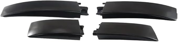 4pcs Roof Rack Rail Front Rear End Cap L&ampR Side Compatible For Suzuki Grand Vitara 7821565J105PK Plastic Black Easy Installation
