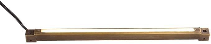 VOLT 12V 1.5W 12 Cast Brass (Bronze) 360-Degree Rotatable 2700K Warm White LED Hardscape Light (65 Lumens) for Low Voltage Outdoor Step Deck Masonry &amp Wall Lighting