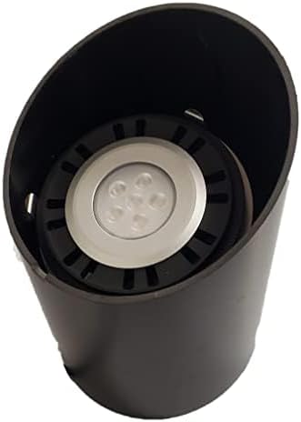 Ironsmith Lighting Products In Ground Well Light Fixture with Clear Cover - Adjustable Gimbal Ring Clear Bulb Cover and Light Socket Kit Included Halogen and LED Bulbs Support - Black