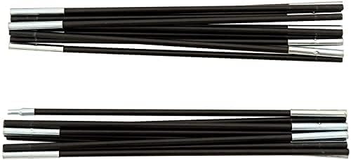 COMMOUDS 2 Packs Beach Tent Poles for Replacement Fiberglass Tents Rod Lightweight Tent Pole Repair Kit