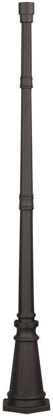 Sea Gull Lighting 2272145 Outdoor Posts Aluminum-Post in Black Finish Black