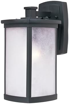 Maxim Terrace-One Light Medium Outdoor Wall Mount in Mission Style-7 Inches Wide by 13.75 inches high-Bronze Finish